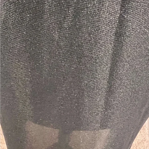 Mango Shimmering Black Blouse - Picture 2 of 7